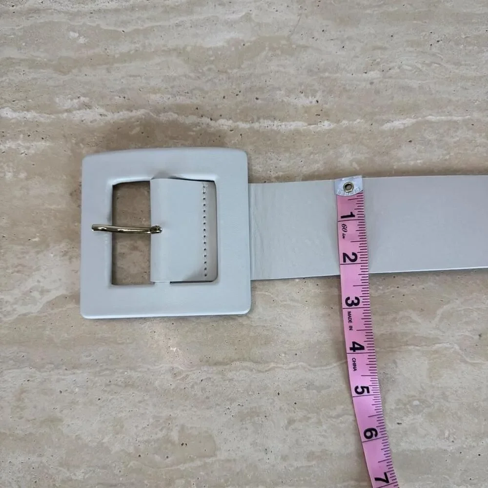 Zara Women's White and Cream Belt